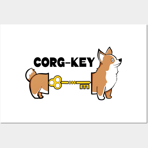 Corg-Key Wall Art by Art by Nabes